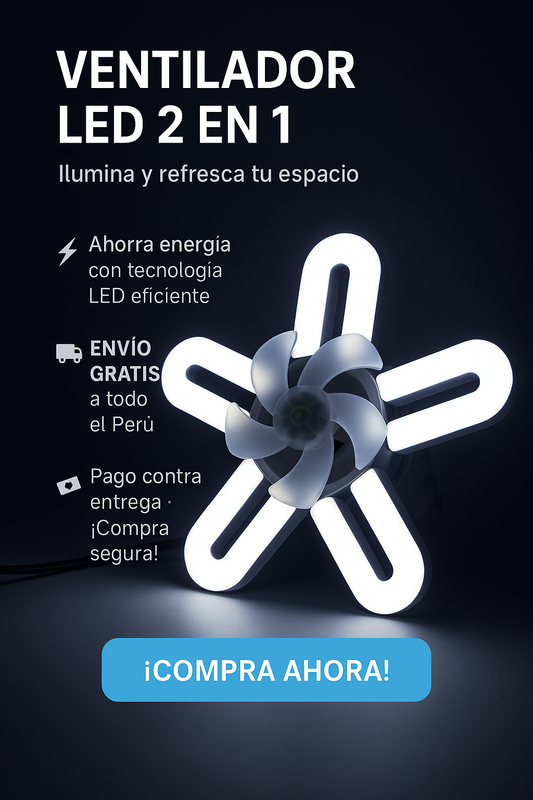 Ventilador Led 2 EN 1