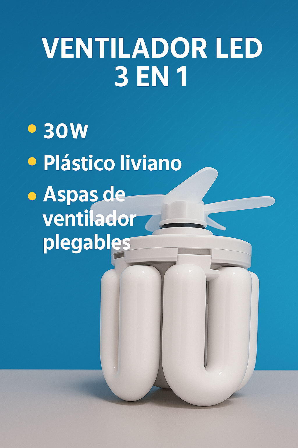 Ventilador Led 2 EN 1