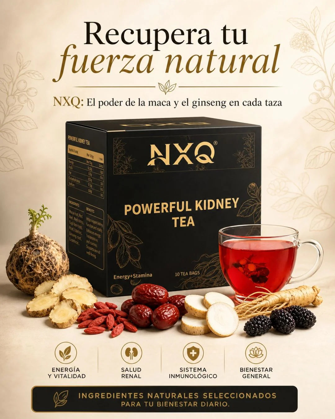 NXQ - Bienestar Renal y Vitalidad Natural