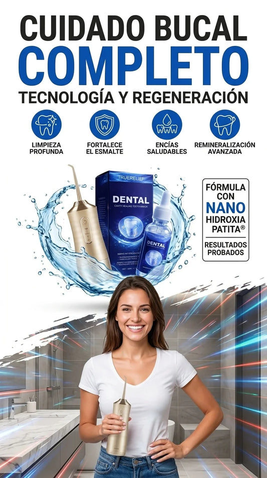 IRRIGADOR BUCAL + ARMADURA DENTAL